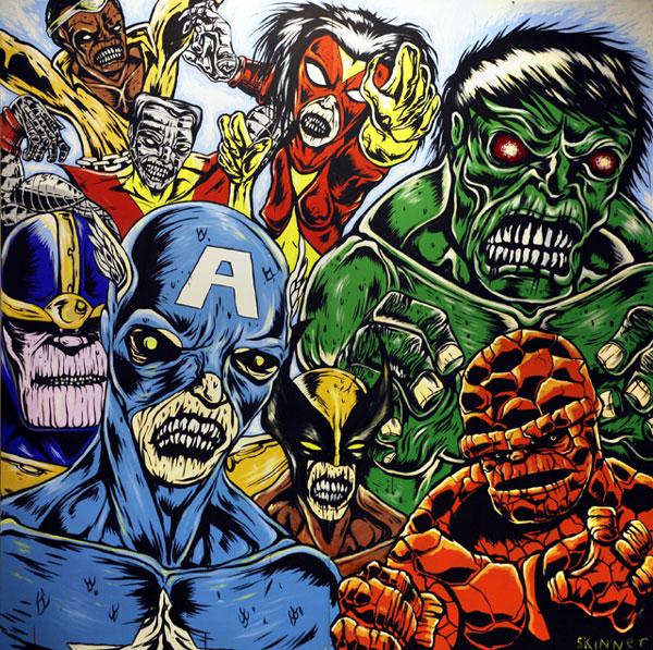 skinner the lurker skinner man color ink book hulk