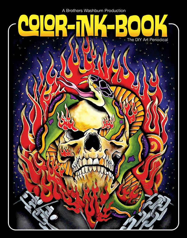 Tony Capporusso Ghost Rider Cover Color Ink Book Volume Two