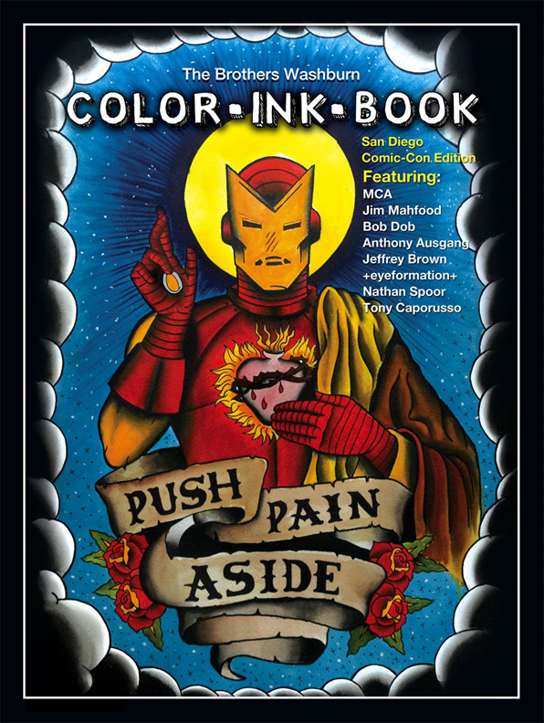 IRON MAN Tony Capporusso Color Ink Book Preview