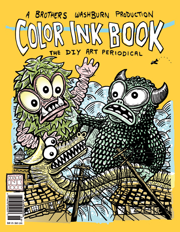 color ink book colourinkbook volume six Jeff Lamm poster color ink book  JeffLammCover